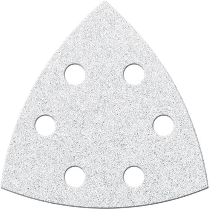 50 BL K240 Velcro Prio 11 trous Papier abrasif papier abrasif delta triangulaire séparable de disques abrasifs 105 x 152 mm 