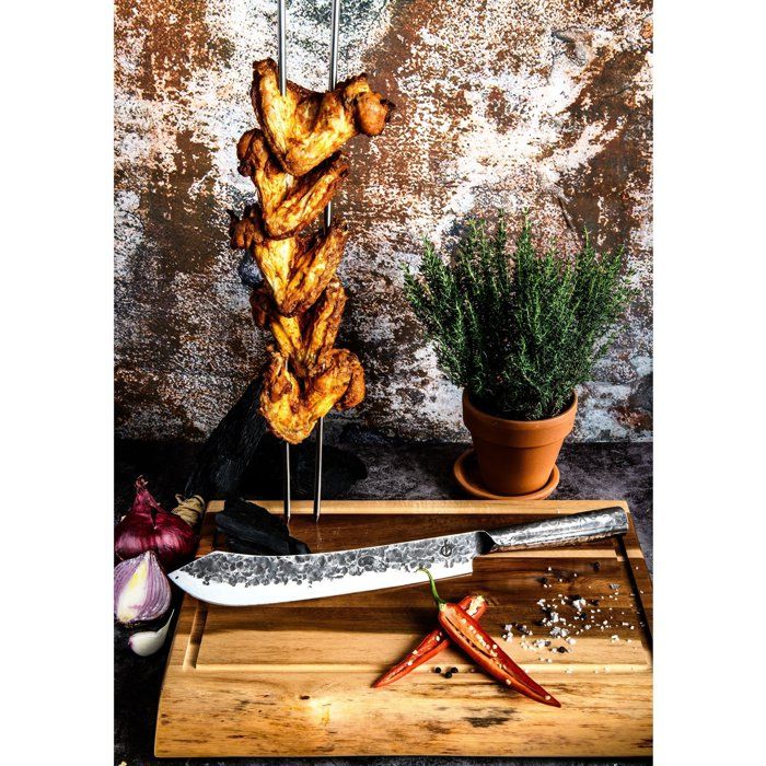 Fourche Barbecue - FORGED - CHURRASCO - Acier Inoxydable SS430 - L 50 cm