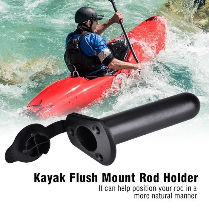 2 Poignées De Pagaie Canoë Kayak T-Shape - Accessoire Nautique Durable Noir 11x8.5x3 Cm