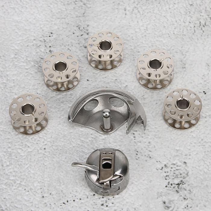 CKPSMS Boîte à Canette & 12 Bobines #173058+55623S - Compatible Singer 206, 206K, 206W, 306W