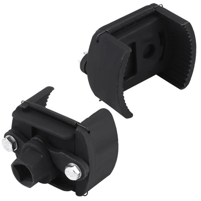 Clé à Filtre à Huile Réglable Universelle - 2 Mâchoires - Compatible 60 à 80 Mm - Pour Clé à Cliquet 1/2" - Nettoyage Et Démontage Facile