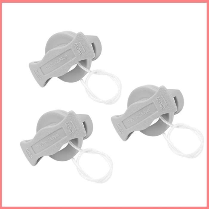 Lot De 2 Bouchons De Valve Pour Bateau Gonflable – Compatible Kayak, Canoë, Matelas Et Rafting !