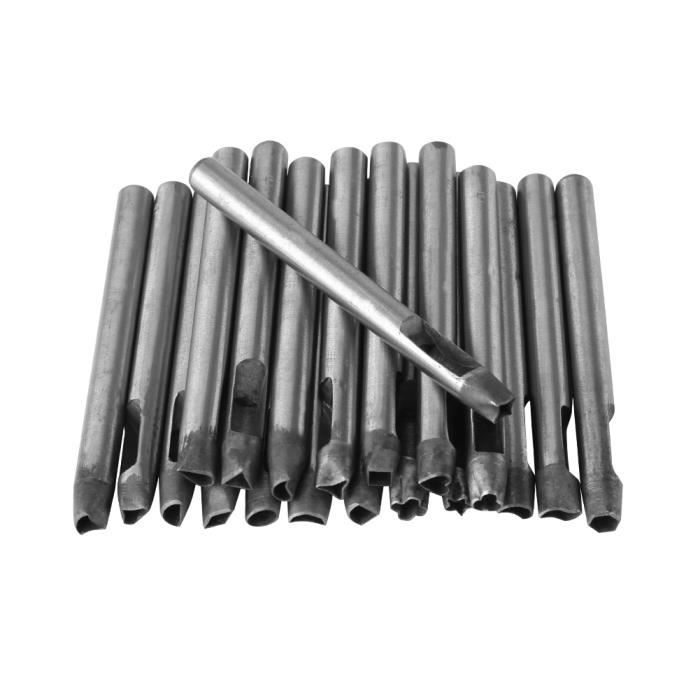 Outil De Perforation Pour Cuir - Poinçon à Griffes Acier Blanc 2/5/10 Pointes (3.85mm)