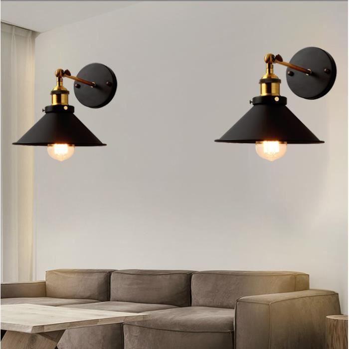 2 Stuks Vintage Wandlampen Binnen E27 Wandlamp Industriële voor