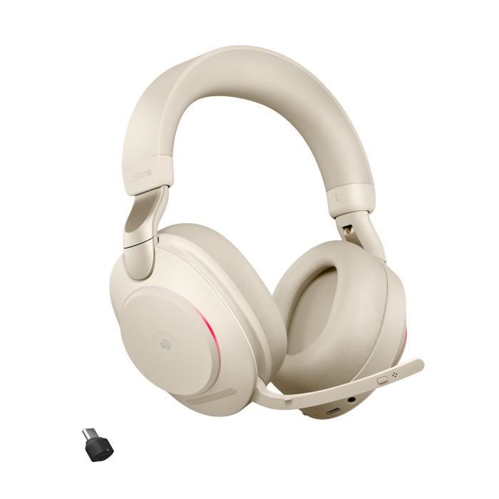 Jabra Evolve2 85 MS Stereo Casque Avec fil &sans fil Arceau BureauCentre d'appels USB Type C Bluetooth Neuf - vue 7