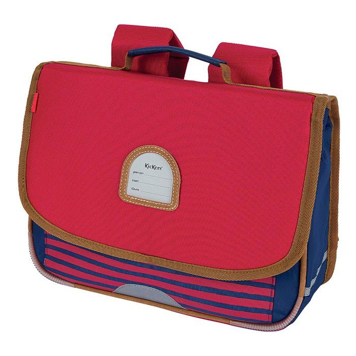 Cartable Rouge Cartable - KICKERS - Boy Classic - 35cm - Rouge - 1 compartiment ...