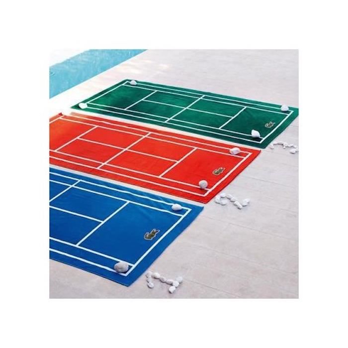 Lacoste Serviette De Plage 4 Modeles Achat Vente Serviettes De