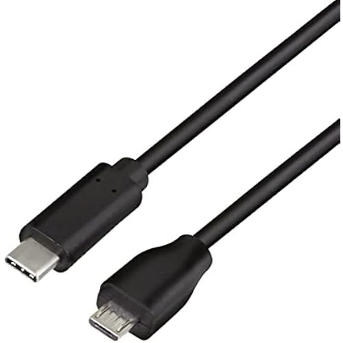 Câble USB 2.0 Type C vers Micro USB LOGILINK 05 5V Débit 480 Mbit/