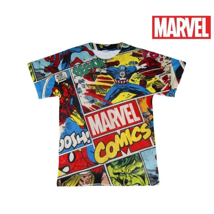 Tee shirt enfant marvel Clearance