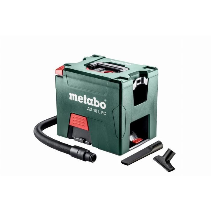 Aspirateur - METABO - AS 18 L PC - Sans fil léger et compact - Homologué pour un usage professionnel