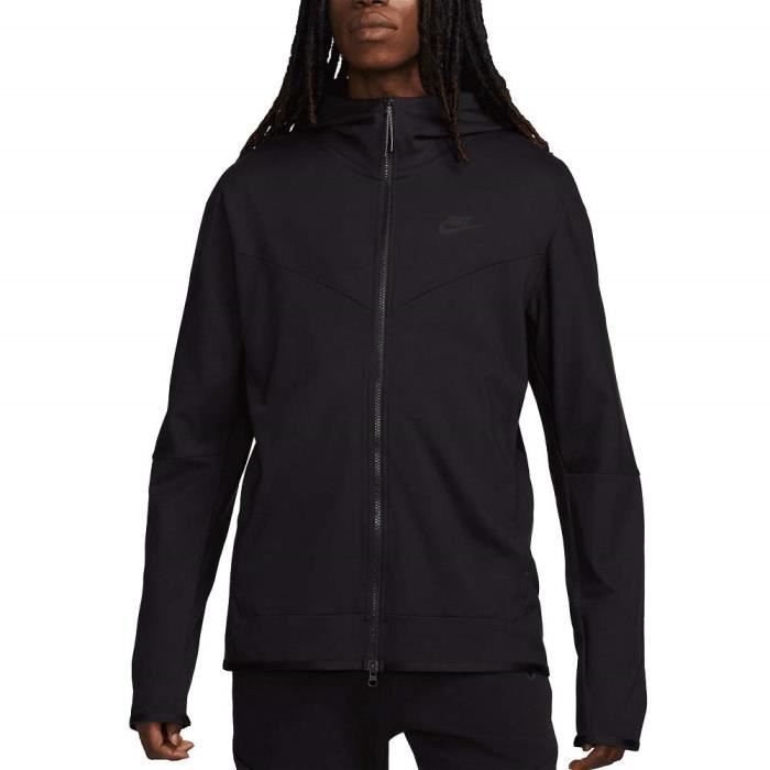 Nike Sweat à Capuche et Zip pour Homme Tech Fleece Lightweight Noir DX0822-010