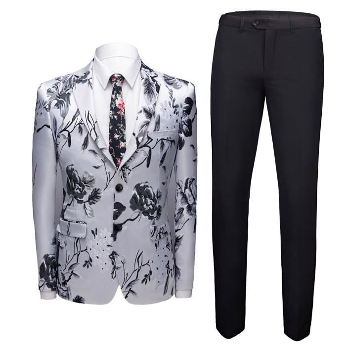 Costume Homme Mariage Blanc Achat Vente Pas Cher