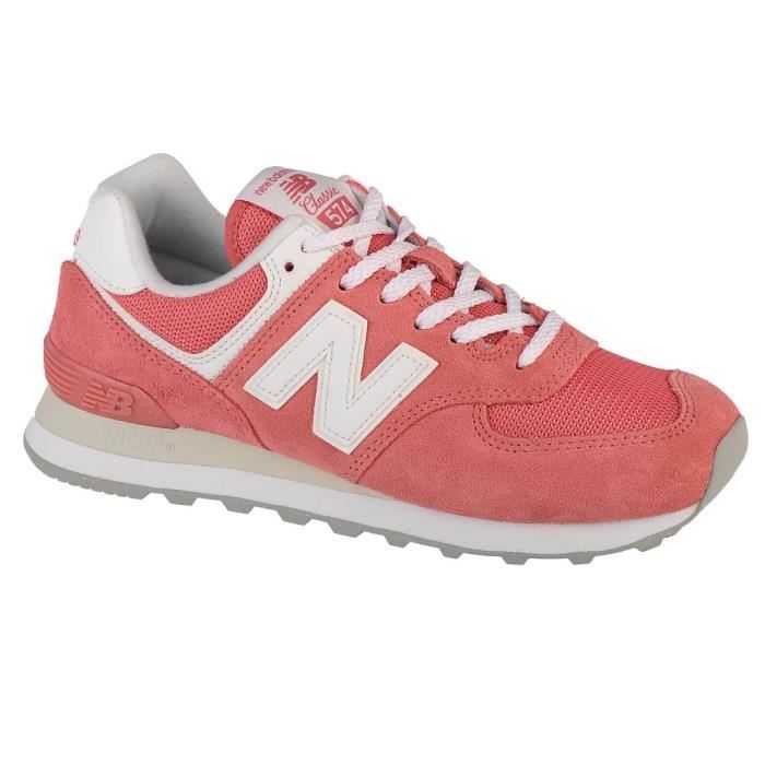 New Balance WL574FP2 Femme Rose sneakers Rose Cdiscount Sport