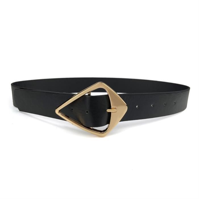 Ceinture large dorée on sale femme
