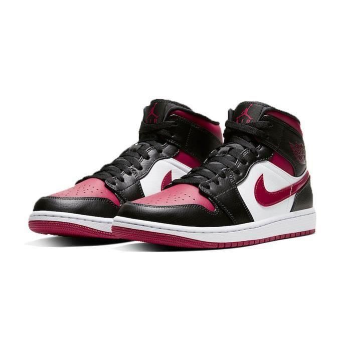 Jordan 1 femme rouge on sale