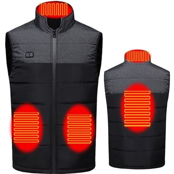 Gilet chauffant avec batterie incluse 2025