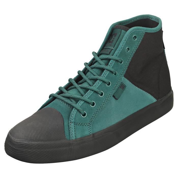 Baskets DC Shoes MANUAL HI WINTER ADYS300741BF0 Homme Vert Noir 42 EU Vert noir
