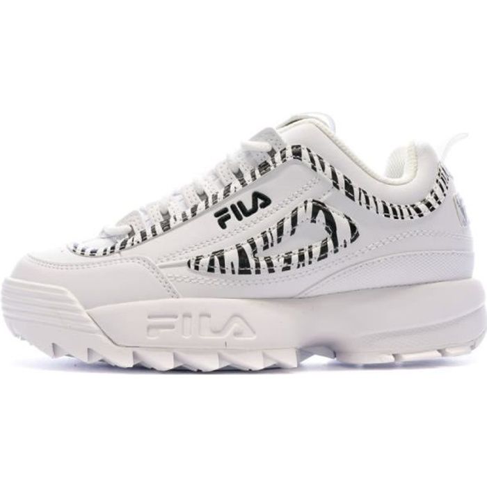 Fila blanche et noir shop