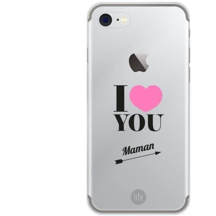 MUVIT LIFE Coque LOOOVE Case I LOVE YOU APPLE IPHONE 7