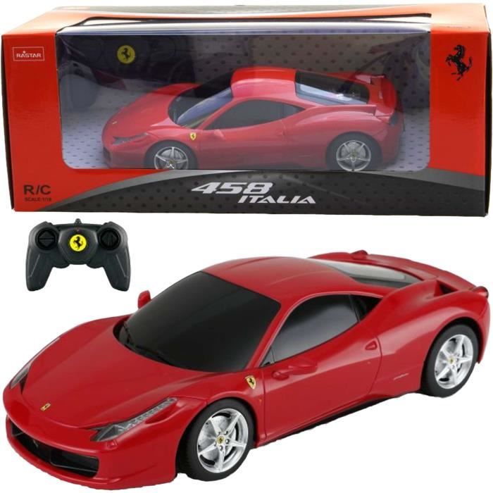 RASTAR Voiture télécommandée Ferrari 458 Italia 1:24 - Ferrari 458 - Rouge  Ferrari : : Jeux et Jouets