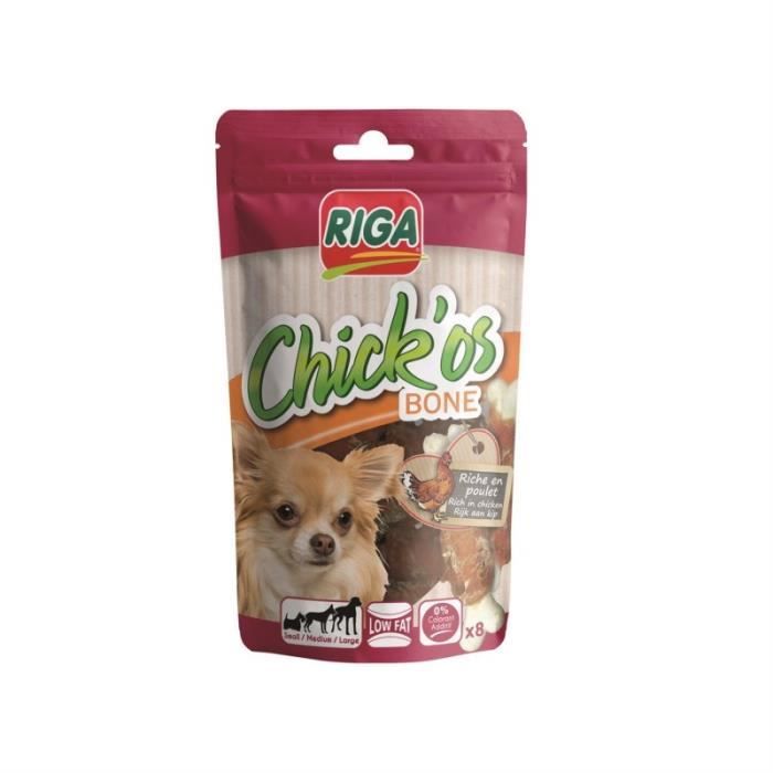 Meilleurs prix pour Riga - Chick'Os Bone 80G - Lot De 3