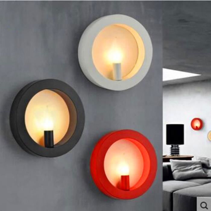 Style Nord Americain Retro Chambre A Coucher Lampe De Chevet Salon Creatif Simple Salle D Enfants Mur Appliques