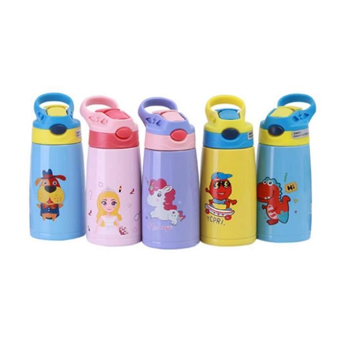 Shlk Tasse Thermos Pour Enfants Garcons Et Filles Adouble Paroi En Acier Inoxydable Etudiant Pas De Bouteilles Froides Bpa Accueil Cdiscount Sport