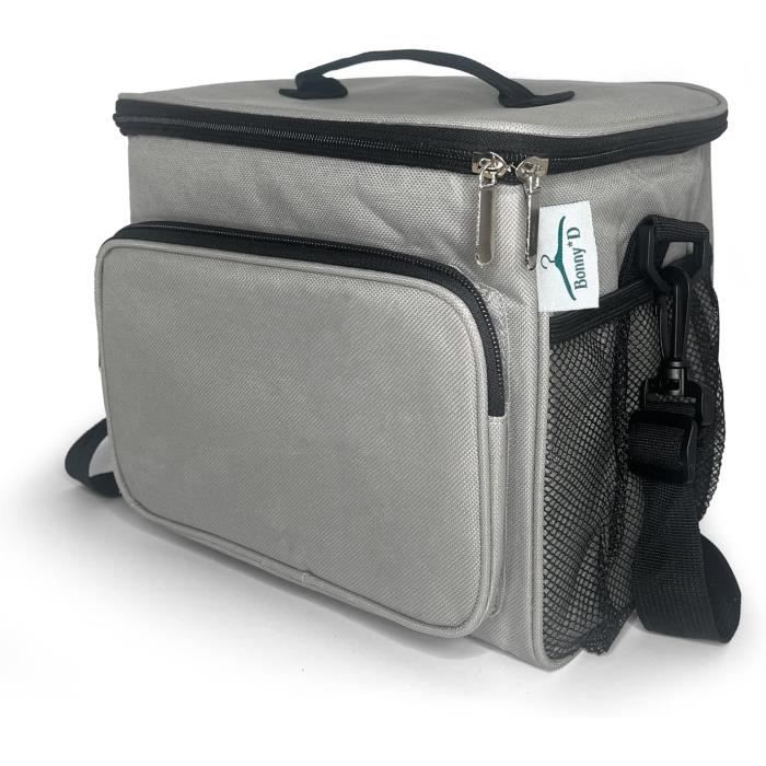 Porte repas 26 x 18 x 22 5 cm Sac isotherme pour repas 10 L