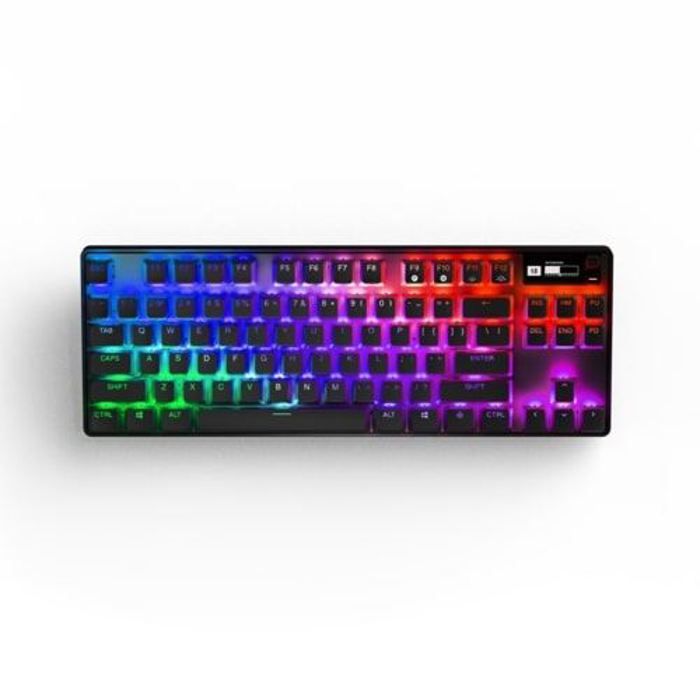 Clavier gamer mécanique - STEELSERIES - APEX PRO TKL WIRELESS (2023) - Sans pavé numérique - Filaire - Avec switchs réglables - Noir