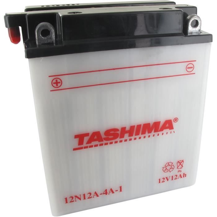 Tashima Tashima - Batterie moto 12N12A-4A-1 12V 12Ah - Cdiscount Auto