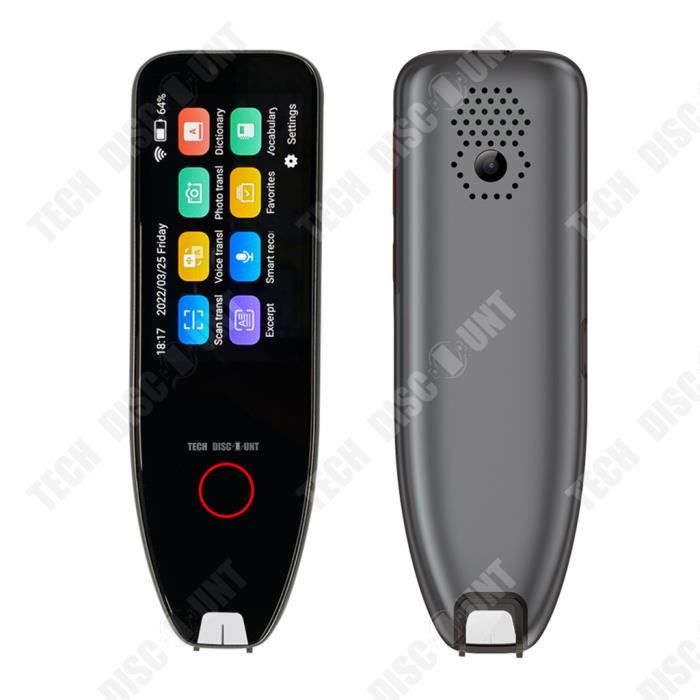 Traducteur Vocal Instantané 148 Langues - Scan, Traduction Photo, Hors Ligne 19 Langues - Écran Tactile 3,5 Pouces, Batterie 1500 MAh - 3