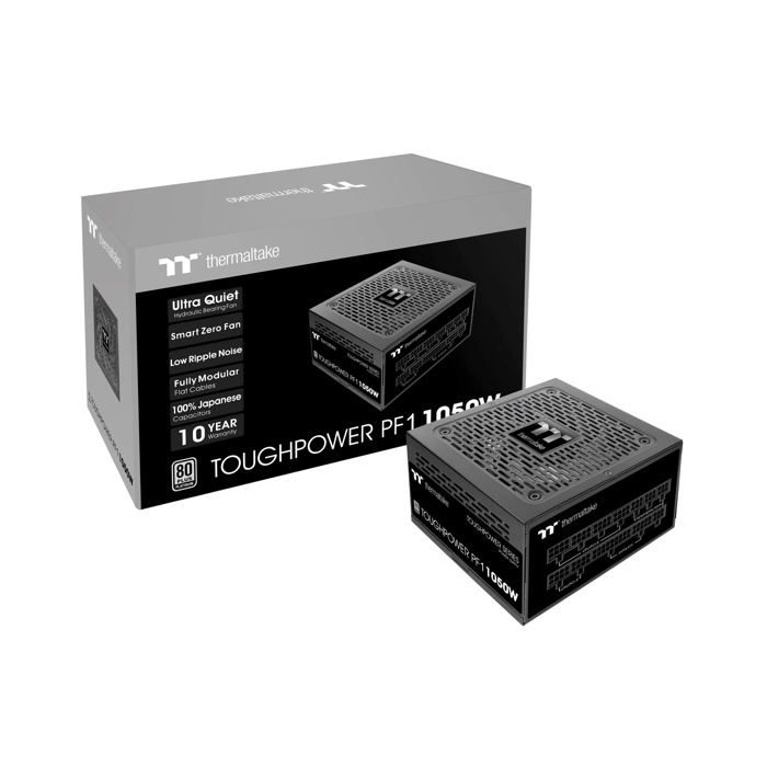 Thermaltake Toughpower Pf1 Unité D'alimentation D'énergie 1050 W 24-pin Atx Atx Argent - vue 3