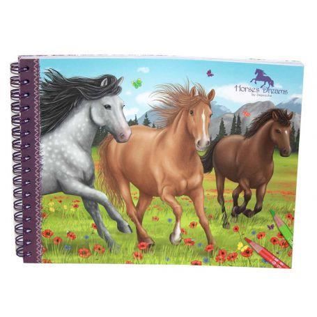 Album De Coloriage Chevaux Top Model Achat Vente Livre De