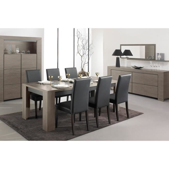 Salle A Manger Complete Chene Ceruse Hanny L 200 X L 95 X H 76