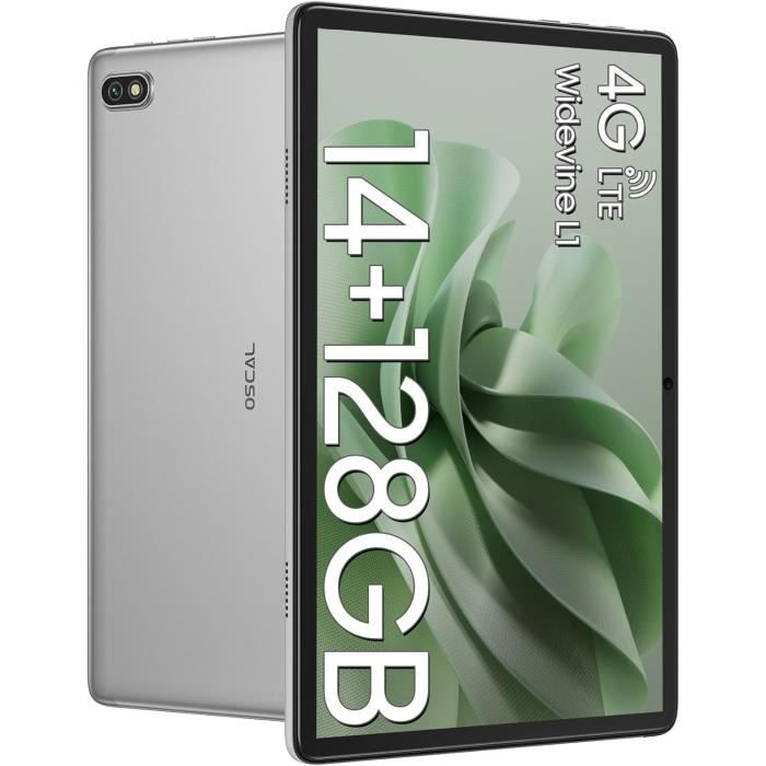 Tablette Android 12, Tablette Tactile 10.1 Pouces, 14Go Ram+128Go Rom ...