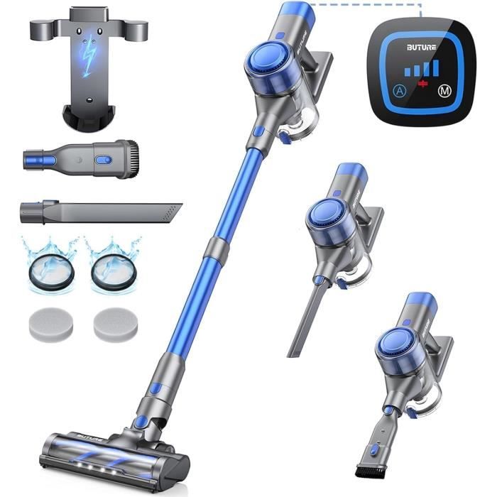 WOWGO Aspirateur Balai sans Fil, 2200mAh Aspirateur sans Fil, 26000pa