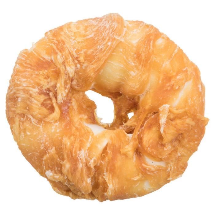 Anneau Au Poulet et boeuf de 10 cm. poids 110 gr. Denta Fun. Friandises Pour Chien. - Trixie