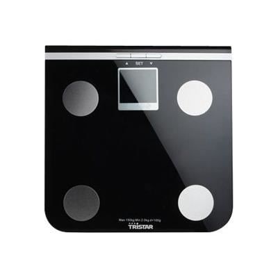 Pèse-personne électronique Tristar WG2424 - Tristar - Portée 150 kg - Verre/Noir