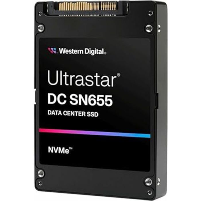 WD Ultrastar DC SN655 WUS5EA1A1ESP7E3 SSD 15.36 To interne 2.5 U.3 PCIe 4.0 NVMe - vue 5