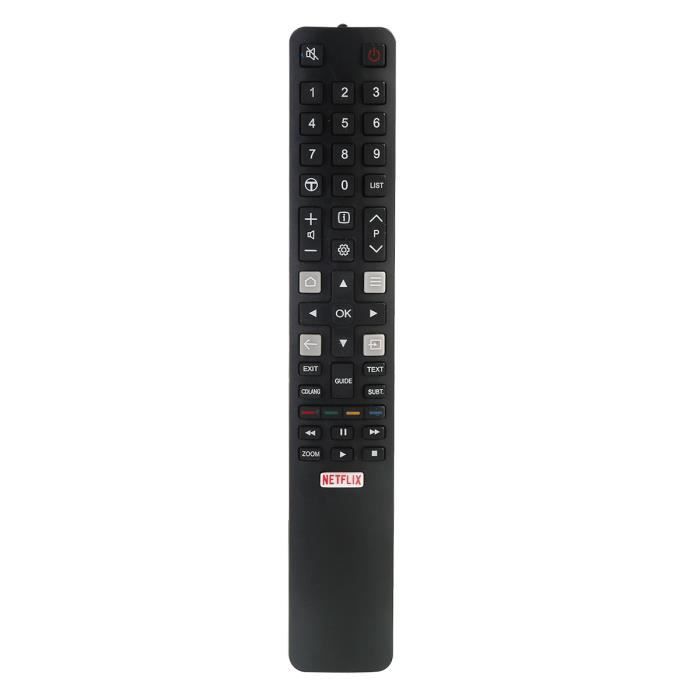 TCL Telecomando Di Ricambio ARC802N / RC802N Per Smart TV TCL – Con Tasti Netflix – Nessuna Configurazione