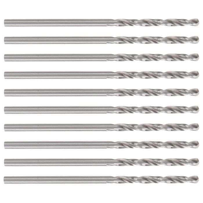 SOURCING MAP 10Pcs Foret Hélicoïdal Mèche 1.6mm Acier Haute