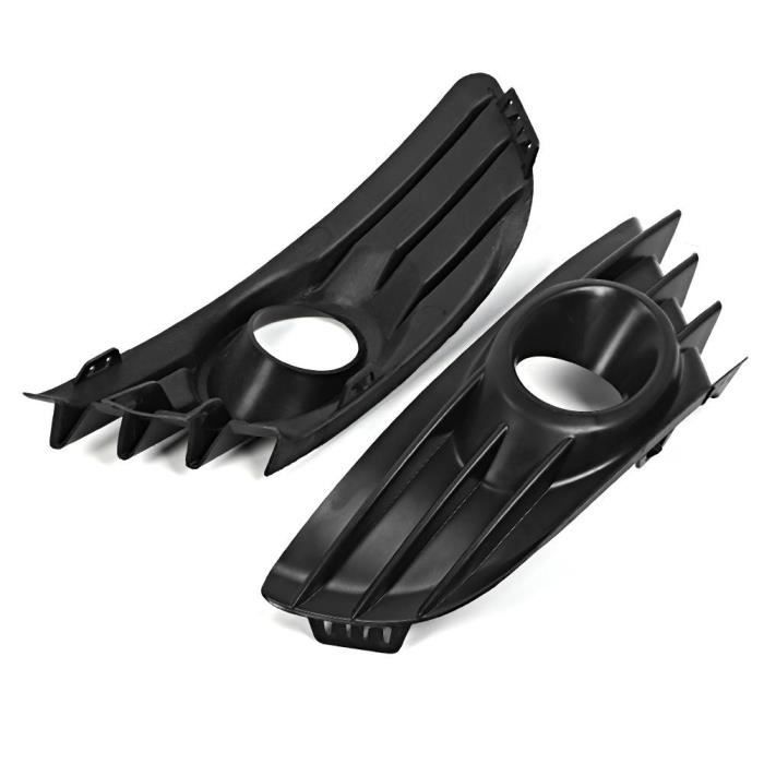 Couvercle De Calandre Antibrouillard Pour Citroën C4 2004-2008 - 1 Paire Noire En ABS, Protection Antichoc Et Anti-rayures - 4