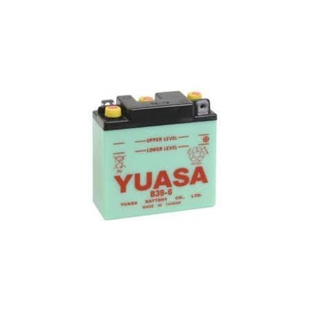 YUASA - Batterie Moto 6V Avec Entretien Sans Pack Acide B39-6