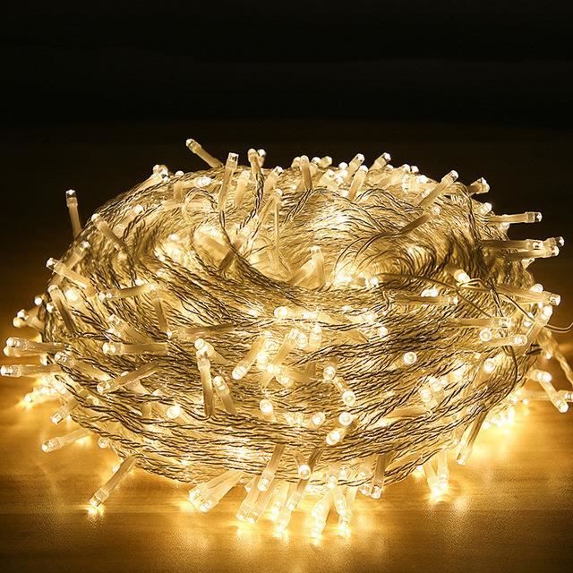 Guirlande Lumineuse LED à Grappes 20m 800 LEDs - 8 Modes - Imperméable IP44 - Pour Noël, Mariage, Jardin (Blanc Chaud)