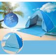 Tente de Plage Instantanée Anti UV Abri de Plage Pop-up Portable Automatique pour 1 à 3 Personnes avec rideau 165 x 150 x 100 cm-1