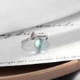 1 pc doigt bague sirène argent créatif décoratif exquis anneau ouvert bijoux bagues pour femme  BARRE DROITE - BARRE DE SURFACE-1