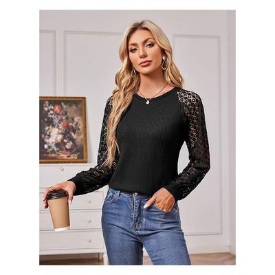Tunique Femme Ajustée Dentelle Brodée - Taille M (FR38), Blanc, Parfait état