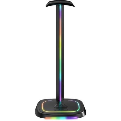 Support Casque Gamer G-Lab K-Stand Néon – Universel, Base Antidérapante | Pour Bureau, Rangement Et Protection Casque