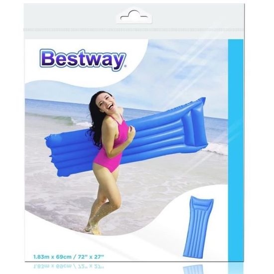 Matelas gonflable de plage CoolerZ 160 x 86 - Bestway - Maison Futée