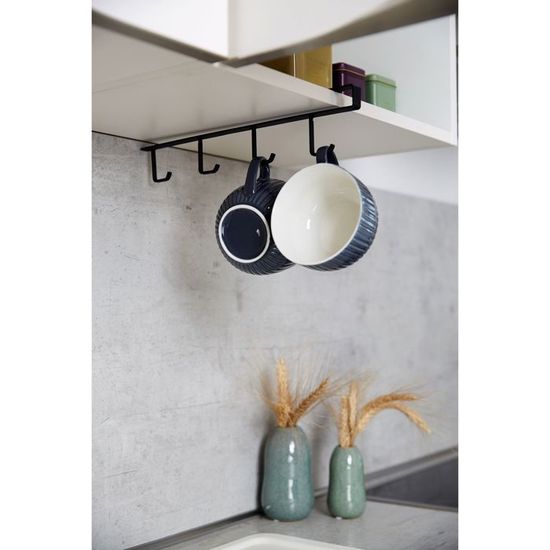 Présentoir à Tasses Suspendu En Métal - Support De Rangement Et Séchage Pour Tasses à Café, Design Nordique